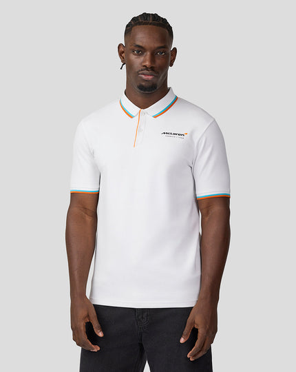Mens Core Essentials Polo - White