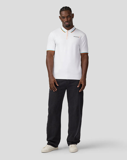 Mens Core Essentials Polo - White