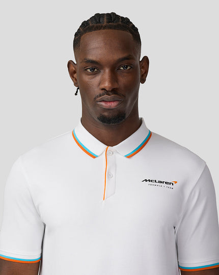 Mens Core Essentials Polo - White