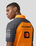 Official Mens McLaren Formula 1 Team Polo Shirt - Papaya/Phantom