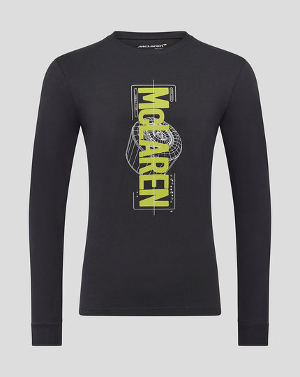 McLaren Unisex Night Race Long Sleeve Graphic T-Shirt - Phantom