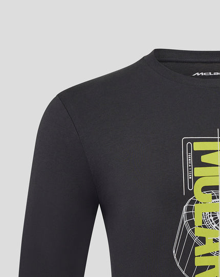 McLaren Unisex Night Race Long Sleeve Graphic T-Shirt - Phantom