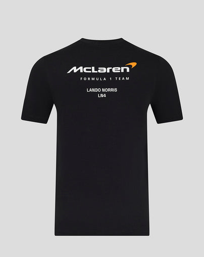 Unisex Core Driver Lando Norris T-Shirt - Caviar Black