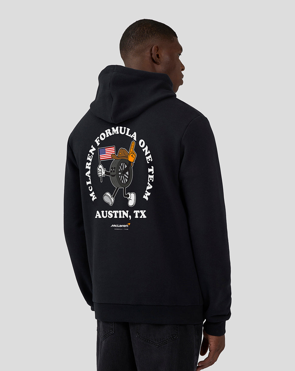 Mclaren 24 Austin Hoodie - Caviar Black