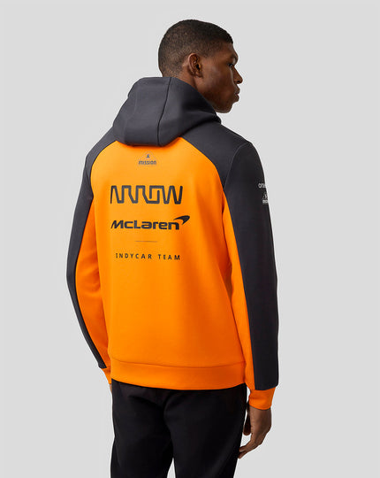 Official Unisex Arrow McLaren IndyCar Team Hoodie - Papaya/Phantom