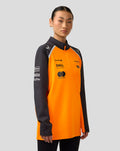 Official Unisex McLaren Formula 1 Team Quarter Zip Top - Papaya/Phantom