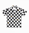 Kenny Flowers x McLaren Checkered Flag Boys Short Sleeve Shirt