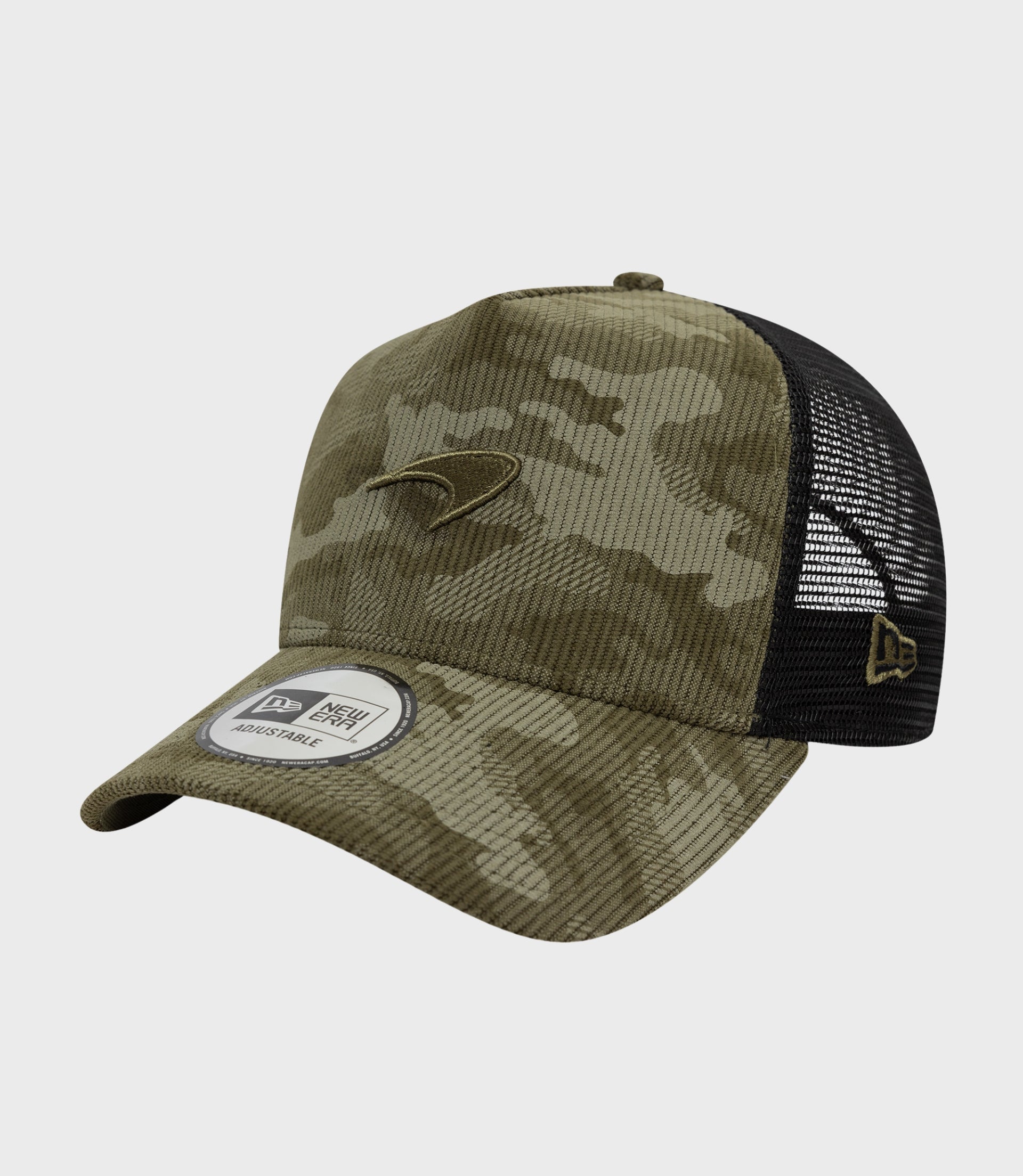 New Era x McLaren Cord Camo 9Forty® E-Frame Trucker Cap - Green